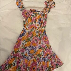 Floral Ruffle Dress